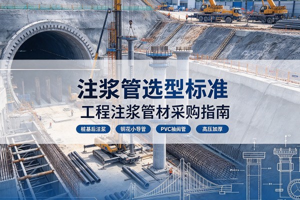 城东注浆管选型标准