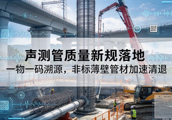 城东声测管质量新规落地，一物一码溯源，非标薄壁管材加速清退